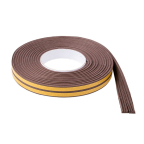 Joint isolant portes et fenetres profil E / brun / 6 m