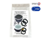 Kit 2 robinets avec 1 aérateur 8 l/mn + 1 aérateur 5 l/mn + 4 joints + notice