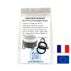 Kit 1 robinet : 1 aérateur auto régulé 4,5 l/mn + 2 joints + notice