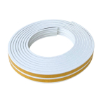 Joint isolant portes et fenetres profil E/ blanc / 6 m