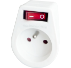 Prise coupe veille avec interrupteur marche / arrêt