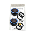 Kit 2 aérateurs robinet auto régulé 6 l/mn + 2 joints mâle + 2 joints femelle