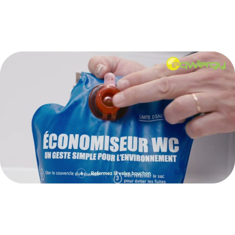 Vidéo d'installation du sac éco chasse d'eau