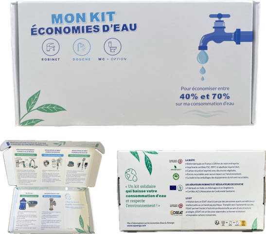 boite kit économie d'eau